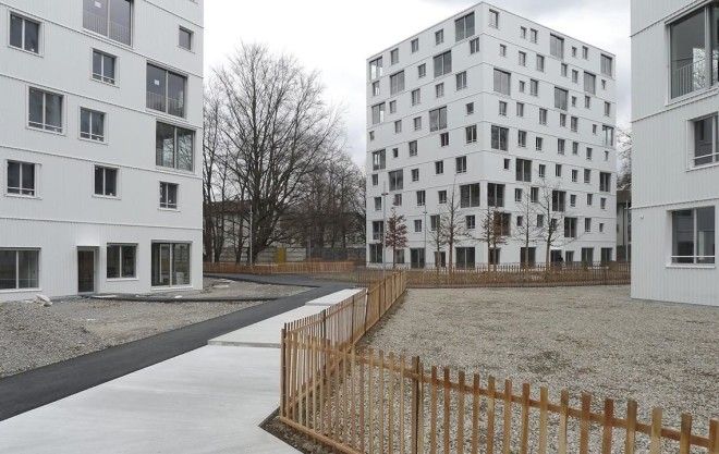 Благоустройство дворов социального жилья в Европе