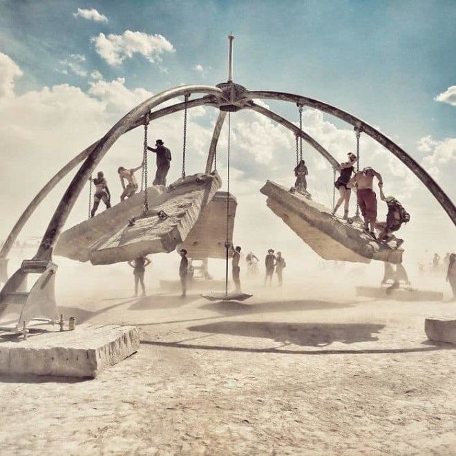 25 свежих фотографий с безумного фестиваля Burning Man которые вас удивят