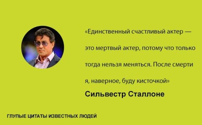 цитаты,глупые известные люди знаменитости