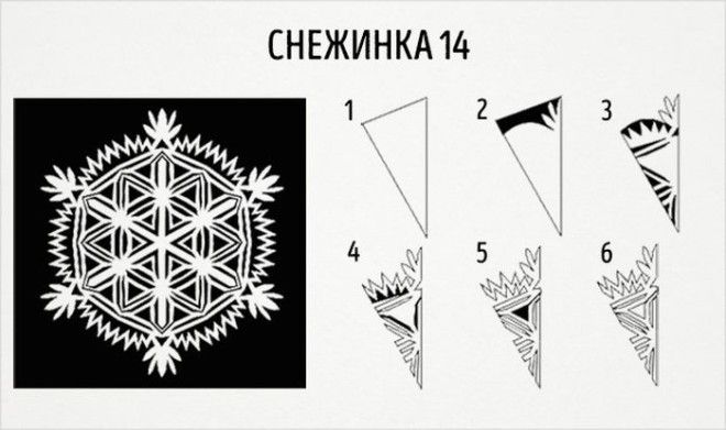20 схем для вырезания снежинок из бумаги 20 схем для вырезания снежинок из бумаги новый год, своими руками, снежинки