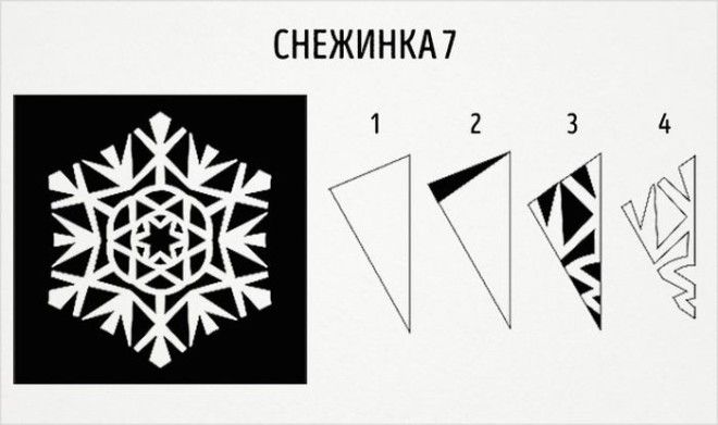 20 схем для вырезания снежинок из бумаги 20 схем для вырезания снежинок из бумаги новый год, своими руками, снежинки