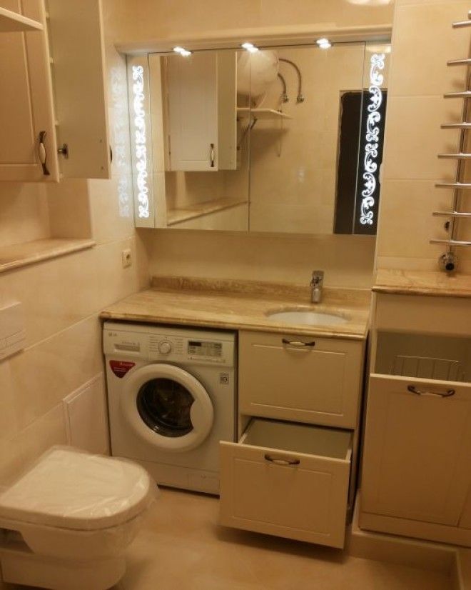 встроить технику под столешницу