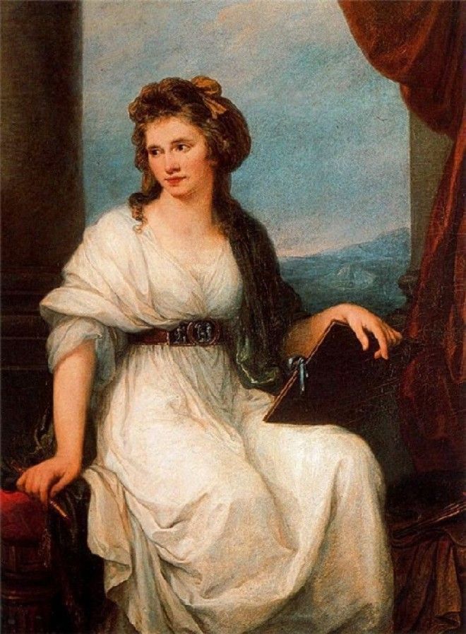 Ангелика Кауфманн - Автопортрет 1787 г. Галерея Уфиццы. Ангелика Кауфманн - Автопортрет 1787 г. Галерея Уфиццы.