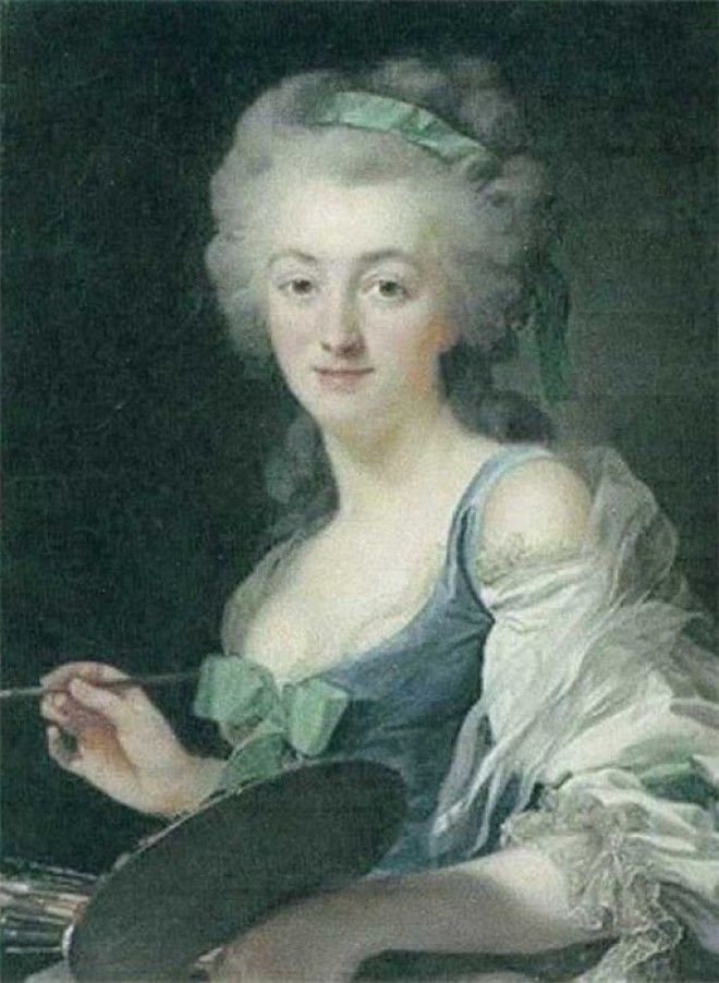 Автопортрет. Автор: Анна Валлайе Костер. Автопортрет. Автор: Анна Валлайе Костер.