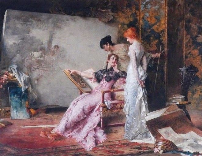 Конрад Кизель В студии. 1885 г. Конрад Кизель В студии. 1885 г.