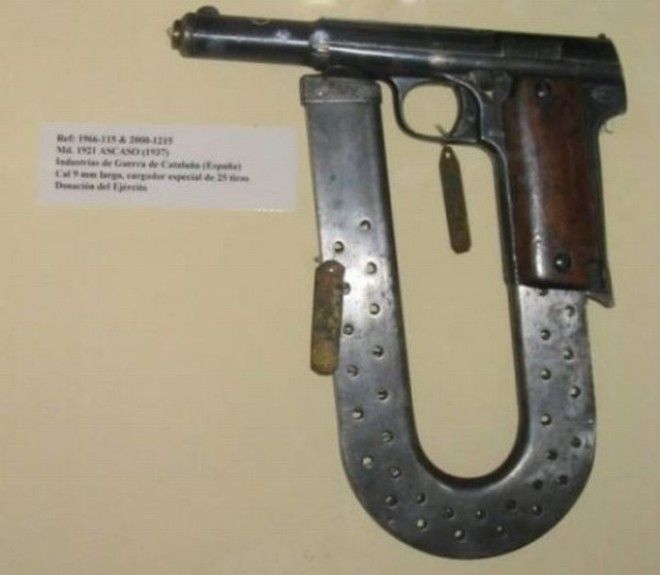 Испанский Аscaso образца 1921 года Испанский Аscaso образца 1921 года мало патронов, оружие, пистолеты, револьверы