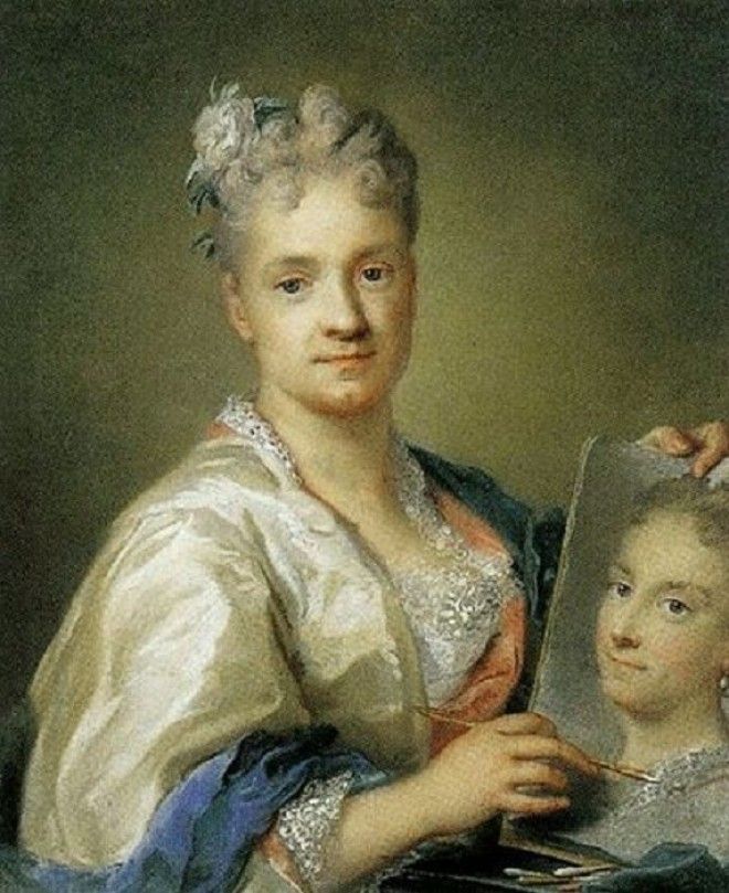 Автопортрет с портретом сестры. (1715 г.) Автор: Розальба Каррера. Автопортрет с портретом сестры. (1715 г.) Автор: Розальба Каррера.