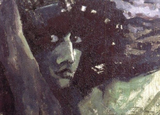 Михаил Врубель. Голова Демона на фоне гор, 1890 г. Михаил Врубель. Голова Демона на фоне гор, 1890 г.