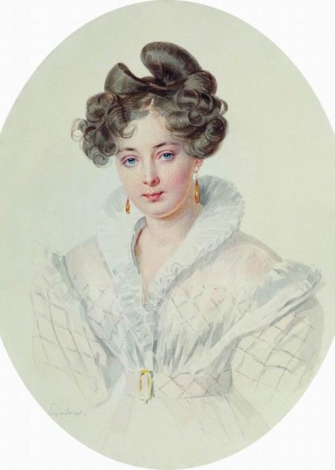 П. Ф. Соколов. Портрет С. А. Урусовой (предположительно), 1827-1828 | Фото: gallery.ru П. Ф. Соколов. Портрет С. А. Урусовой (предположительно), 1827-1828 | Фото: gallery.ru