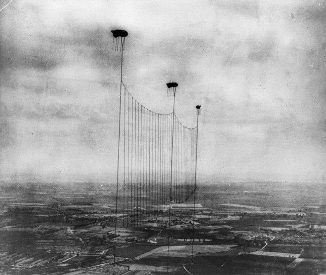 2. Защита Лондона от авиационных атак (аэростатов) , 1915 война, война в воздухе, война в небе, вторая мировая война, исторические фото, первая мировая война