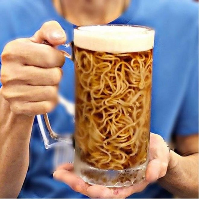 Лапша в пиве японское решение для жарких дней
