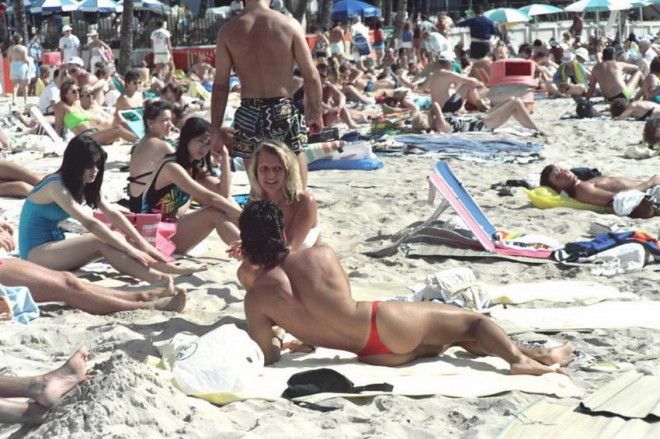 49 цветных фотографий повседневной жизни пляжа Вайкики