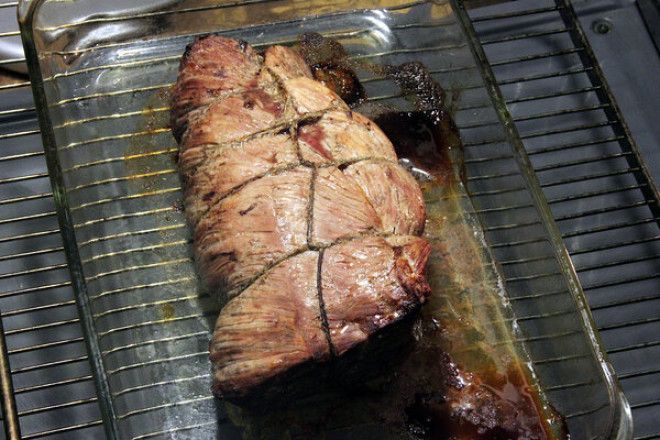 Мясо слегка припечаталось